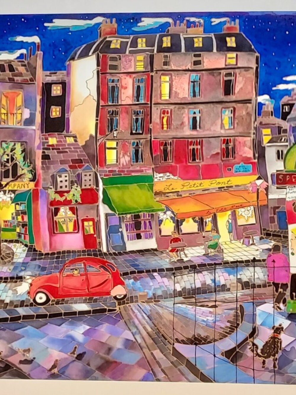 Le Petit Pont 2003 - Paris, France Limited Edition Serigraph
